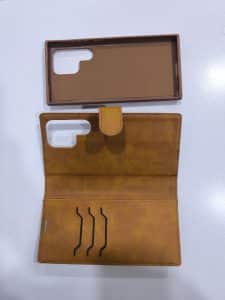 قاب کیف چرمی گوشی سامسونگ S23 Ultra
